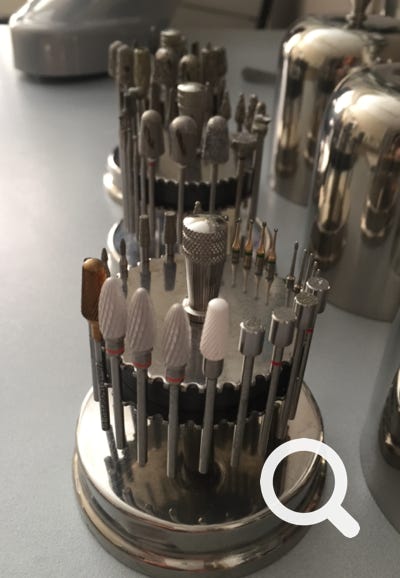 afbeelding van pedicure freesjes.